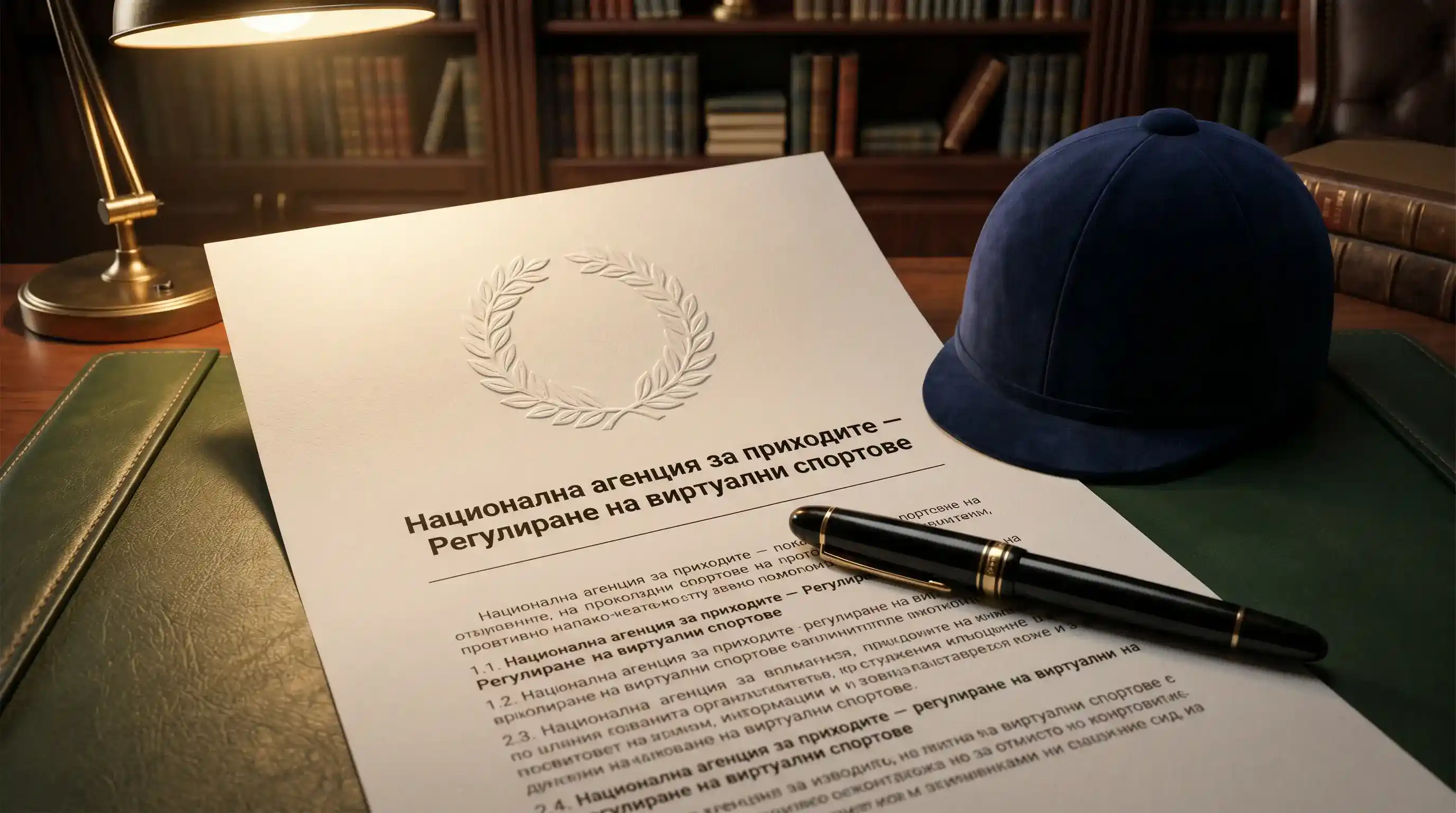 Документ от Националната агенция за приходите за регулиране на виртуални спортове