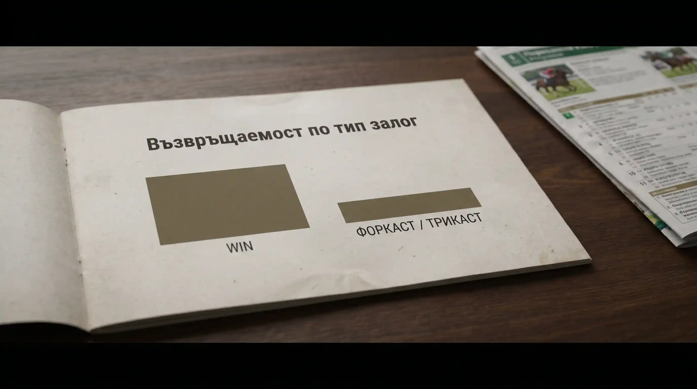 Двойна колонна графика, която сравнява нивото на RTP при форкаст и трикаст