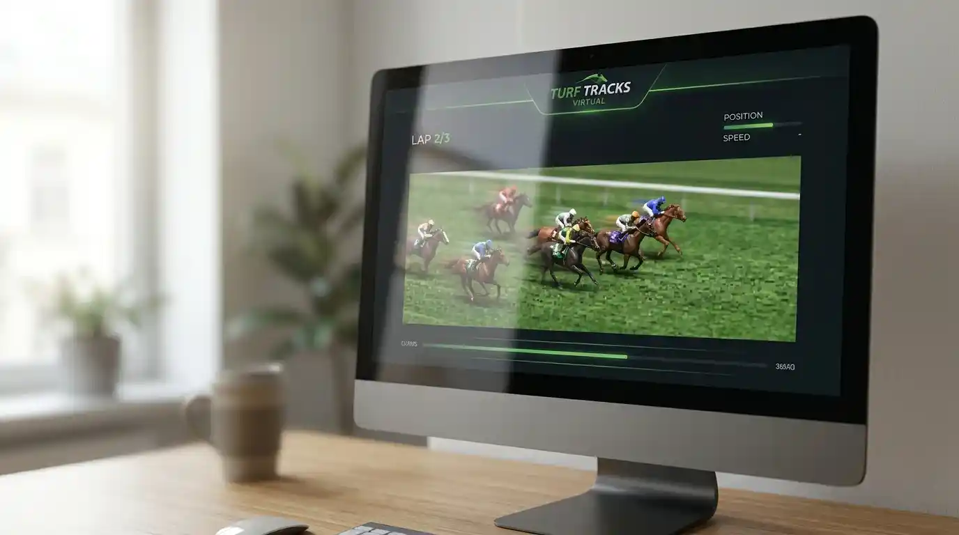 Виртуална конна симулация на екран
